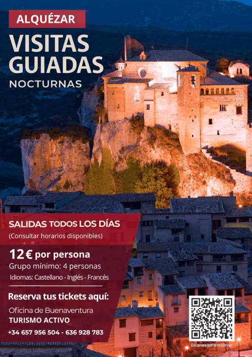 Alquezar visita guiada nocturna