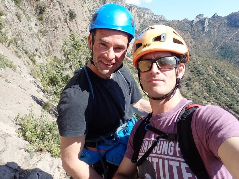 Escalada Pic de Sant Cugat - Via clasica