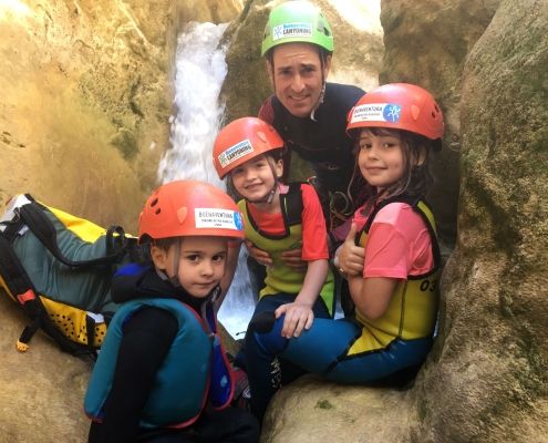 Barranquiso con niños - Sierra de Guara