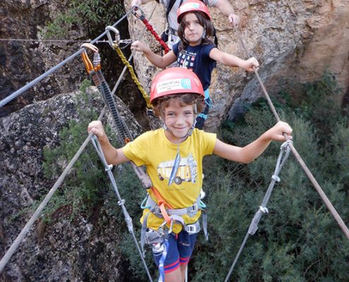 Iniciacion Via ferrata en Huesca