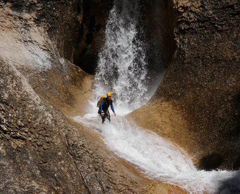 Barranquismo sierra de guara Huesca