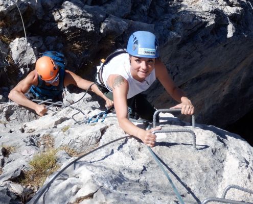 Via ferrata en Guara, Rodellar Huesca