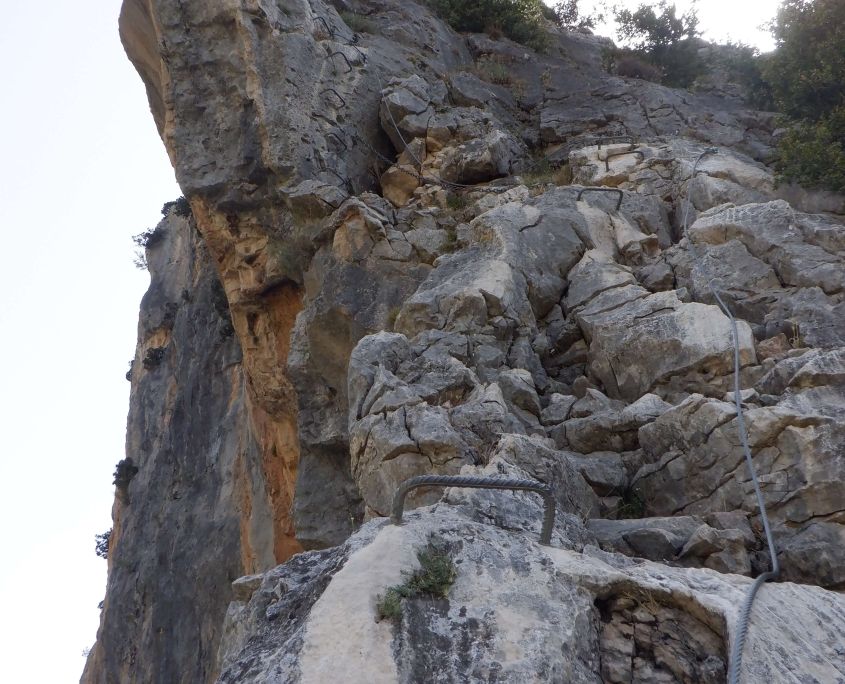 Espolón del la Virgen ferrata